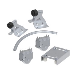 Комплект для опорных радиусных ворот. R - 0.5 м